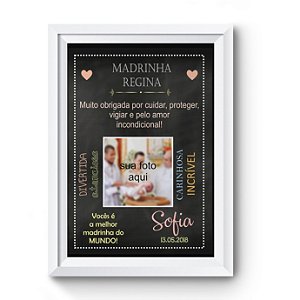 Quadro Personalizado para Madrinha