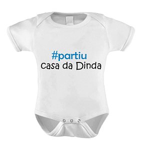 Body ou Camiseta Divertido hastag - #PARTIUCASADADINDA