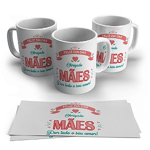 Caneca Feliz Dia das Mães -1 Unidade