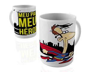 Caneca dia dos pais - Meu Pai Heroi