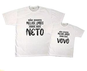 Kit camiseta e Body / camisetinha - Tal Avõ tal neto