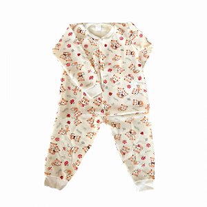 Pijama de Soft Infantil Raposinha