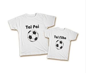 Kit Camiseta e Body - Tal Pai Tal Filho - Bola