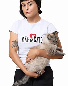 Camiseta "Mãe de Gato"