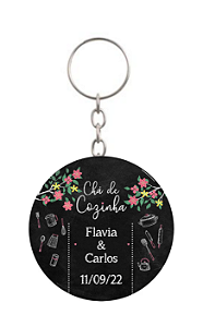 Chaveiro em mdf personalizado 30 unidades