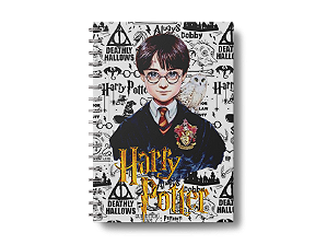 Agenda personalizada capa MDF Harry Potter