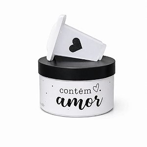 Potinho Memórias com Monóculo personalizado com foto ou frase