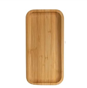 Bandeja retangular bambu