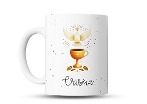 Caneca personalizada Presente de Crisma para Afilhado 325ml