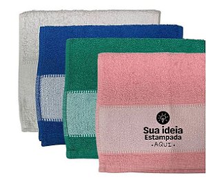 Toalha lavabo personalizada com sua logomarca - 16 unidades
