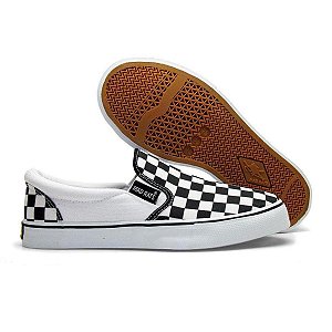 Tênis Slip On Mad Rats - Quadriculado