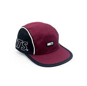 Boné Five Panel Outline Bordô