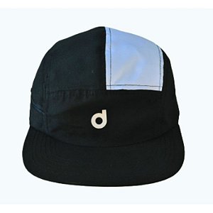 Boné 5 Panel Bolso Zíper Invisível
