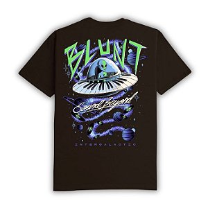 Camiseta Blunt Records ET Zrek Marrom