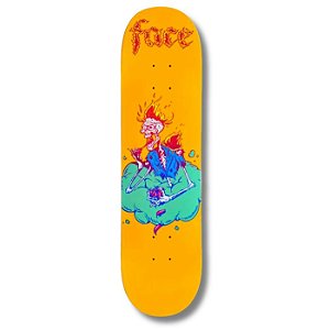 Shape Face Skate Maple DIa De Los Muertos Chile Amarillo 8.50