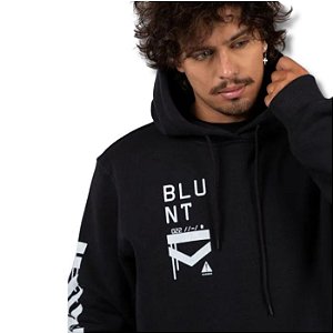Moletom Canguru Blunt Arrows Capuz- Preto G