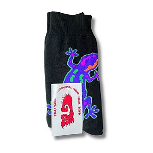 Meia Gnarly Foot Lagarto Psy