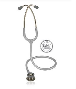 Estetoscópio Professional Pediátrico Cinza - Spirit