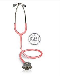 Estetoscópio Professional Neonatal Rosa Perolizado - Spirit