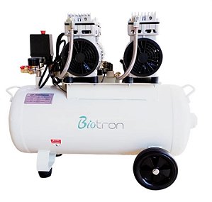 COMPRESSOR DE AR ODONTOLÓGICO 50L 1700W-BIOTRON 220V