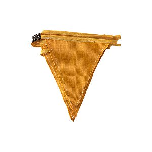 Bandeirola de tecido amarela