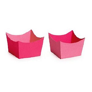 Forminha de papel para doces rosa com 24 unidades