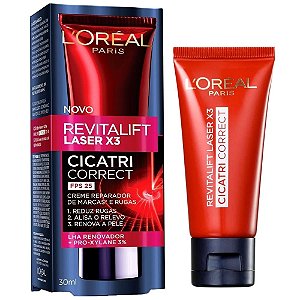 Revitalift Laser X3 Cicatri Correct FPS 25 Antirrugas Loreal 30ml