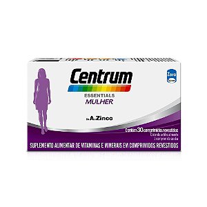 Centrum Mulher Essentials 30 Cp Vitaminas e Minerais De A a Z