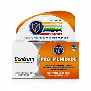 Centrum Pro Imunidade 60 Comprimidos Vitaminas E Minerais De A a Z