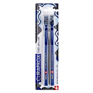Kit Escova Dental Curaprox Cs5460 Ultra Soft Pack 2 Unidades