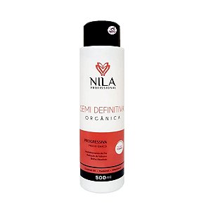 Escova Progressiva Orgânica Semi Definitiva Nila Profissional 500ml