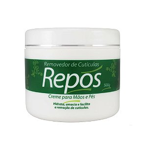 Creme Amaciante Removedor De Cutículas Mãos e Pés Repos 500g