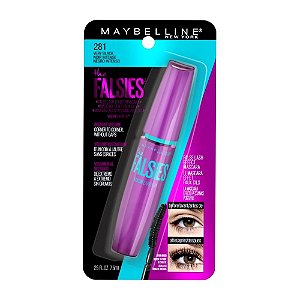 Rímel Maybelline The Falsies Efeito Cílios Postiços Lavável 281 Very Black