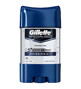 Desodorante Gillette Antibacterial Invisible Gel Stick 82g