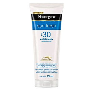 Neutrogena Sun Fresh FPS 30 Corpo E Rosto Oil Free 200ml