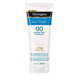 Neutrogena Sun Fresh FPS 90 Corpo E Rosto Oil Free 200ml