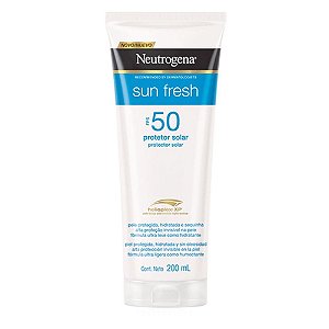 Neutrogena Sun Fresh FPS 50 Corpo E Rosto Oil Free 200ml