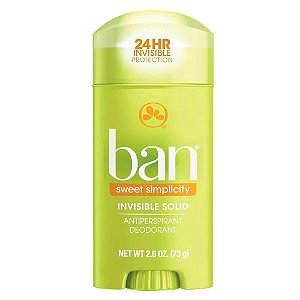 Desodorante Ban Sweet Simplicity Antitranspirante Sólido 73g