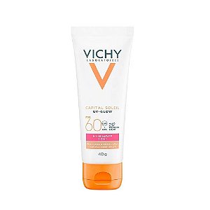Protetor Capital Soleil UV Glow FPS60 Pele Clara a Média Vichy 40ml