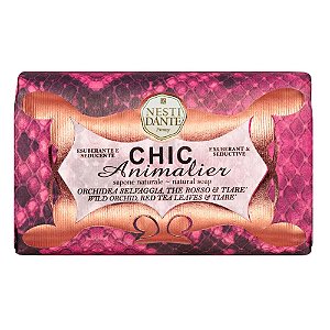 Sabonete Nesti Dante Chic Animalier Red Python Barra 250g