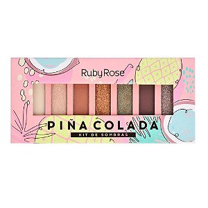 Paleta De Sombras Ruby Rose Piña Colada 7 Cores