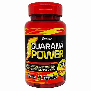 Guaraná Power Extra Cafeína Suplemento Energético 50 Cáp