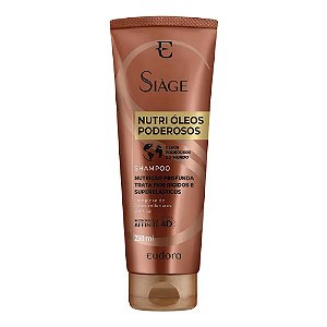 Shampoo Nutri Óleos Poderosos 4D Siage Eudora 250ml