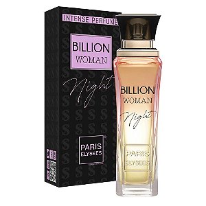 Perfume Billion Woman Night Eau de Toilette Feminino Paris Elysees 100ml