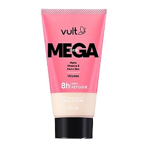 Vult Mega Base Líquida Matte 8h Efeito Blur V170 26ml