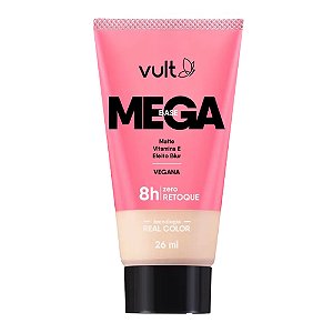 Vult Mega Base Líquida Matte 8h Efeito Blur V220 26ml