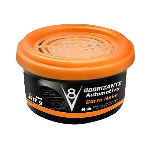 Aromatizador Para Carro Em Gel V8 Carro Novo Pote 60g