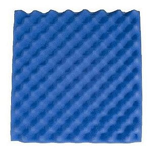 Almofada Quadrada Em Espuma (38 X 38 X 5)cm Único Azul - Dilepé