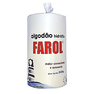 Rolo de Algodão Hidrófilo 500g - Farol