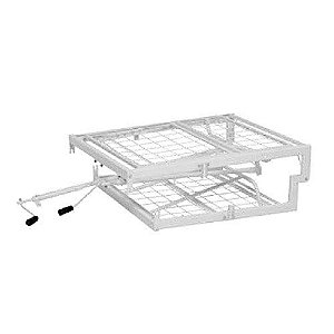 Cama Hospitalar Fawler Dobrável Grades Tubular 2 Manivelas MR 339 - Renovar